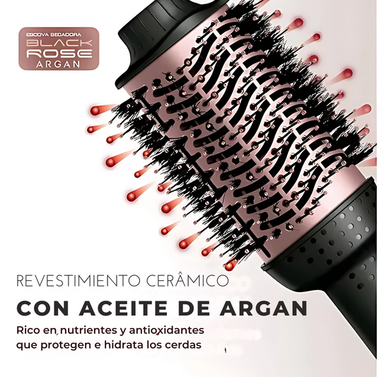 CEPILLO SECADOR BLACK ROSE ARGAN