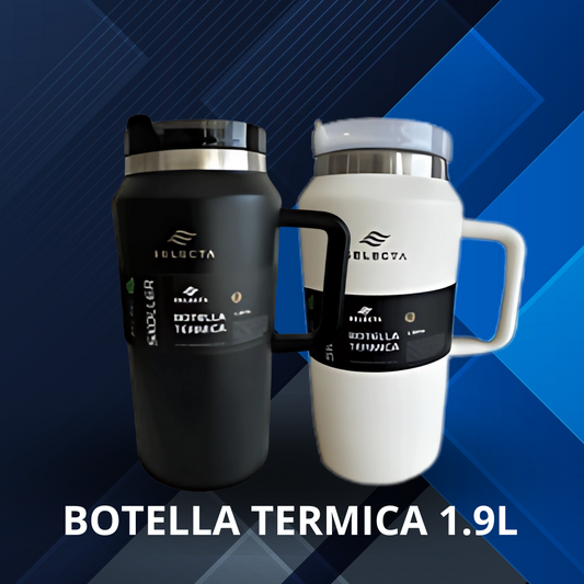 BOTELLA TERMICA 1.9L ACERO TAPA PLASTICO SELECTA