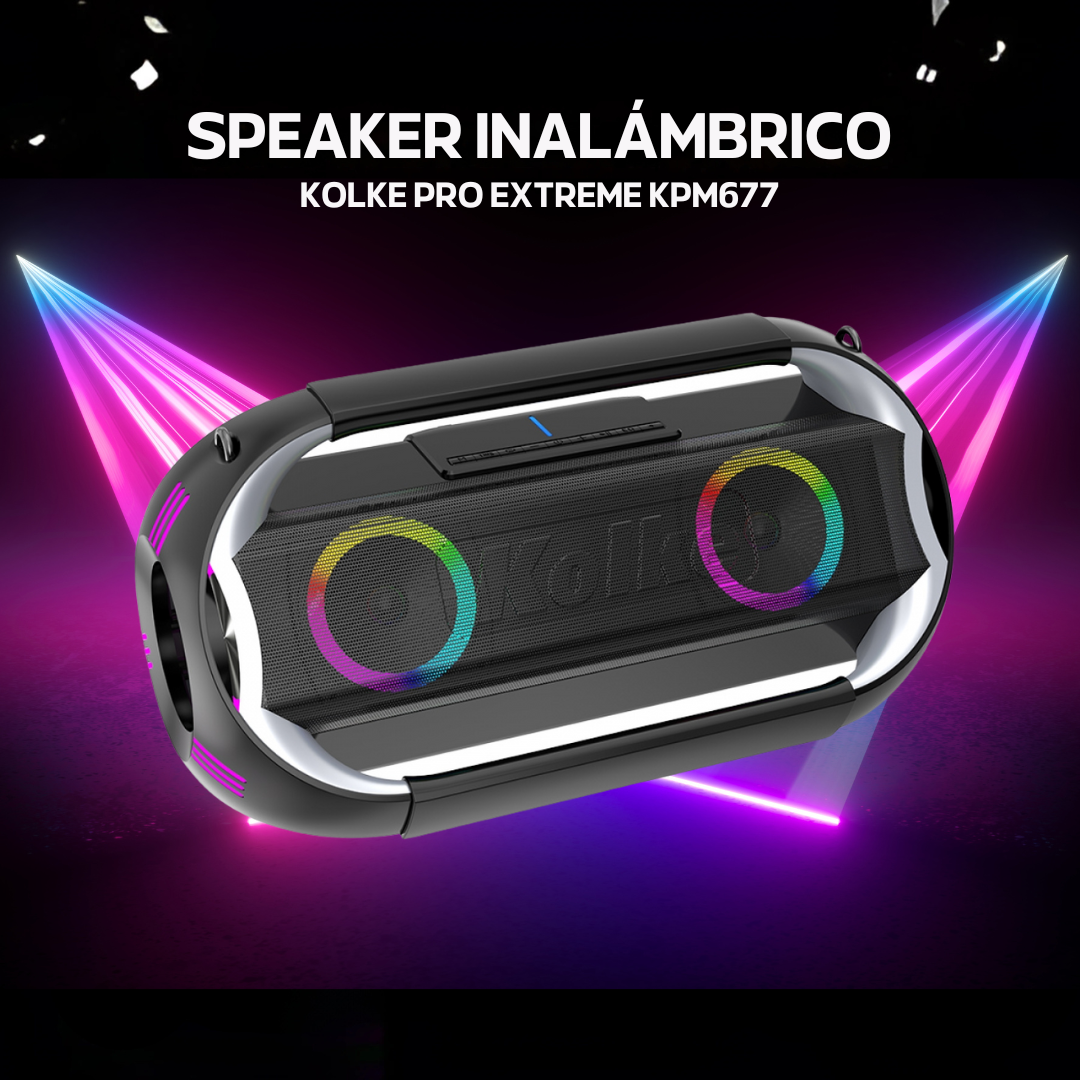 PARLANTE INALAMBRICO PRO XTREME 4" x 2 KPM-677